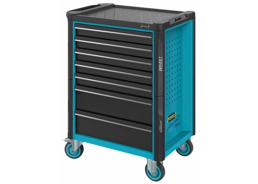 Dielenský vozík s náradím a rázovým uťahovákom, 137 ks - HA215270