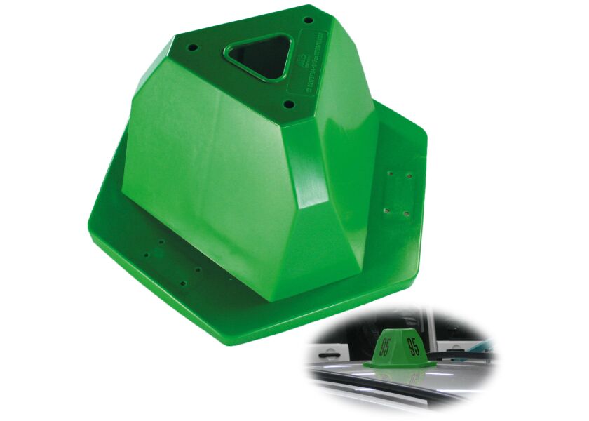 Magnetické klobouky - zelené - 4401040030