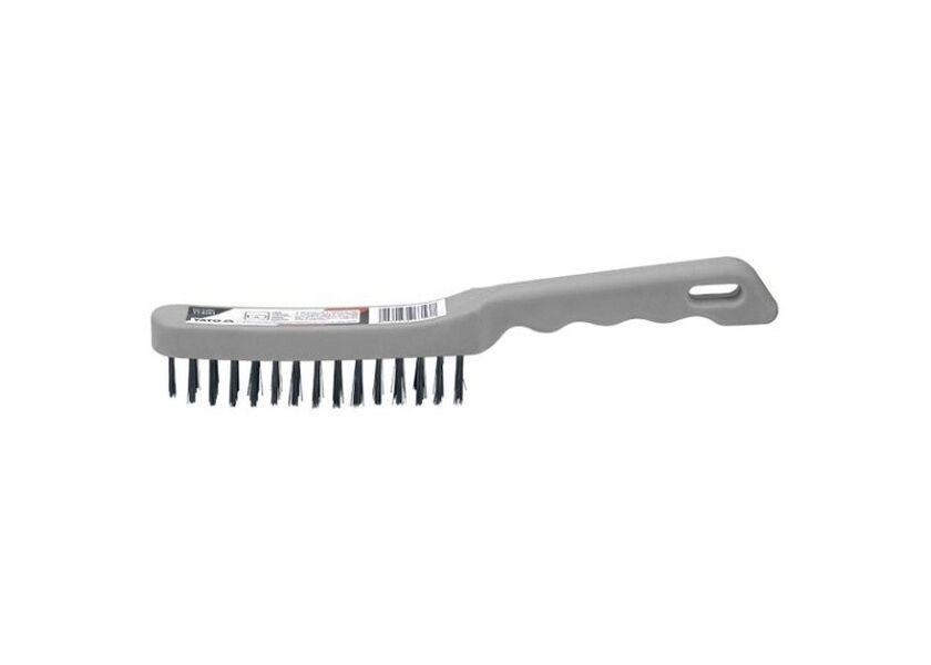 Kartáč drátěný ruční 5 řad plast - YT-6355