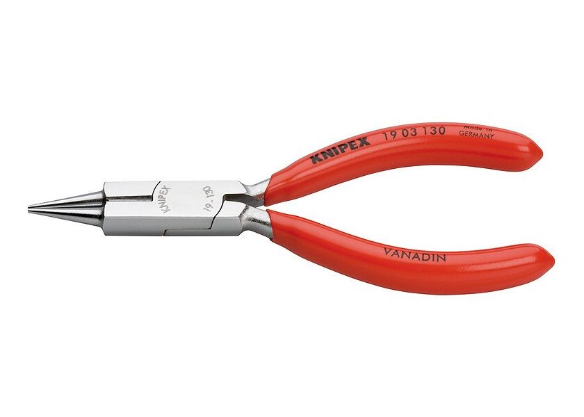 Kliešte s guľatými čeľusťami s britom chrómované 130 mm - 1903130