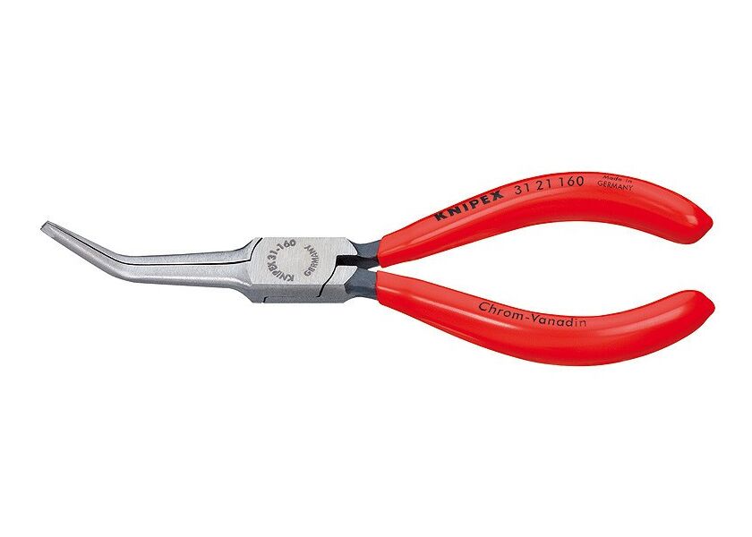 Zahnuté polkruhové kliešte 160 mm Knipex s dlhými čeľusťami - 3121160