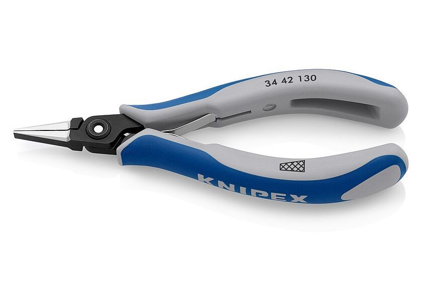 Presné rovné ploché kliešte na elektroniku 130 mm - 3442130