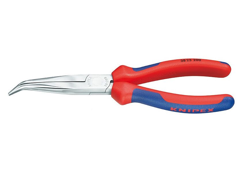 Zahnuté polkruhové kliešte 200 mm Knipex pre mechanikov - 3825200
