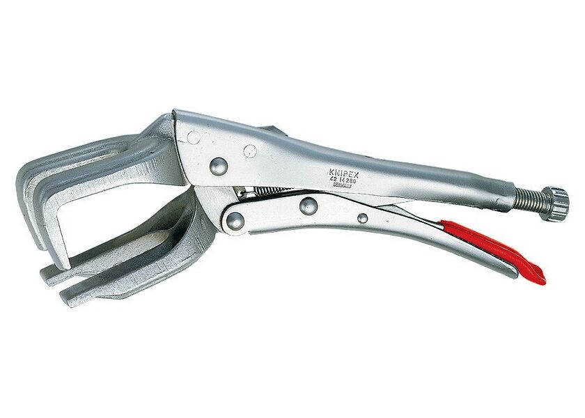 Samosvorné kliešte s pákovým mechanizmom pre zváranie lesklo zinkované 280 mm - 4214280