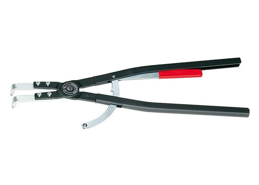 Kliešte na poistné krúžky lakované čiernou práškovou farbou 590 mm - 4420J51