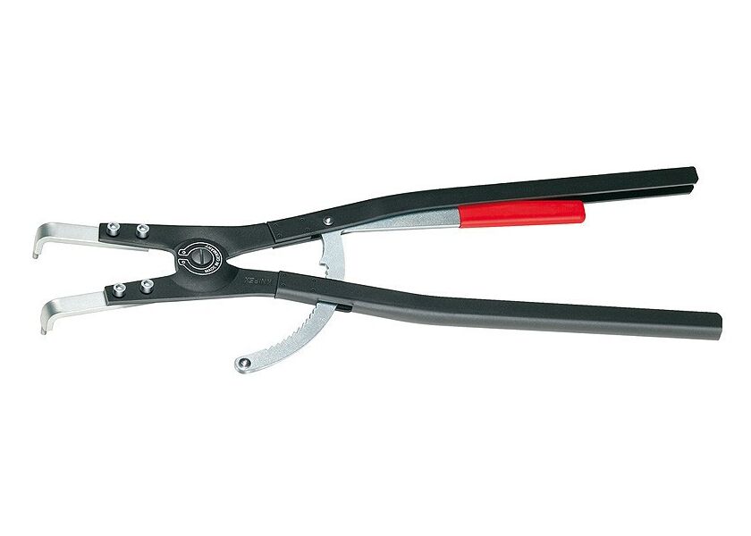 Kliešte na poistné krúžky lakované čiernou práškovou farbou 570 mm - 4620A51