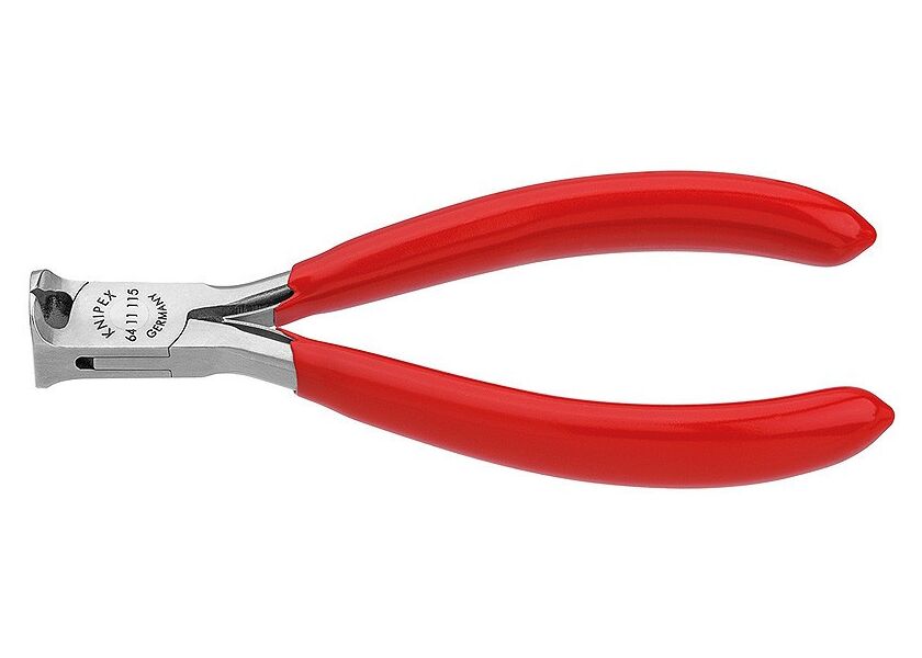 Čelné štípacie kliešte pre elektroniku potiahnuté plastom 115mm - 6411115