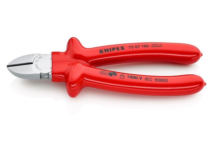 Bočné štiepacie kliešte chrómované 180 mm - 7007180
