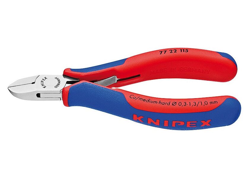 Bočné štiepacie kliešte pre elektroniku 115 mm - 7722115