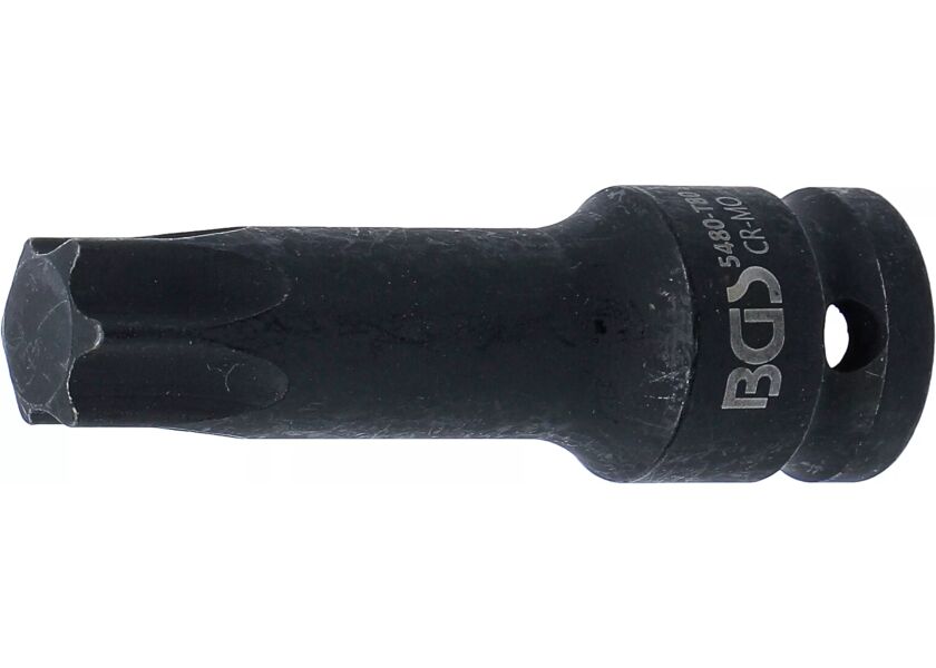 Rázový nástrčný kľúč TORX 1/2, T80, predĺžený - B5480-T80