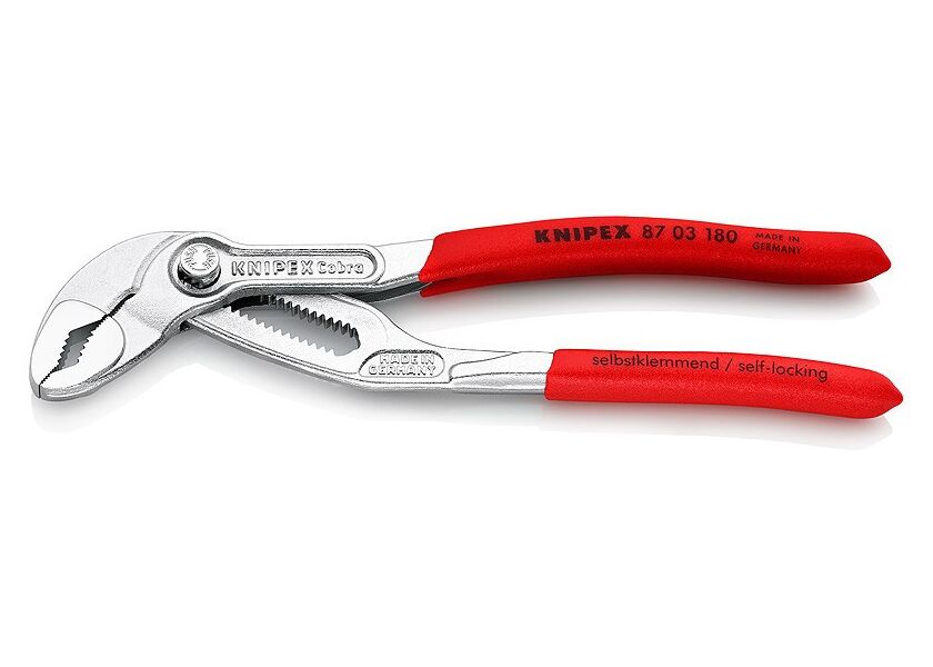 SIKA kliešte KNIPEX Cobra ® chrómované 180 mm - 8703180