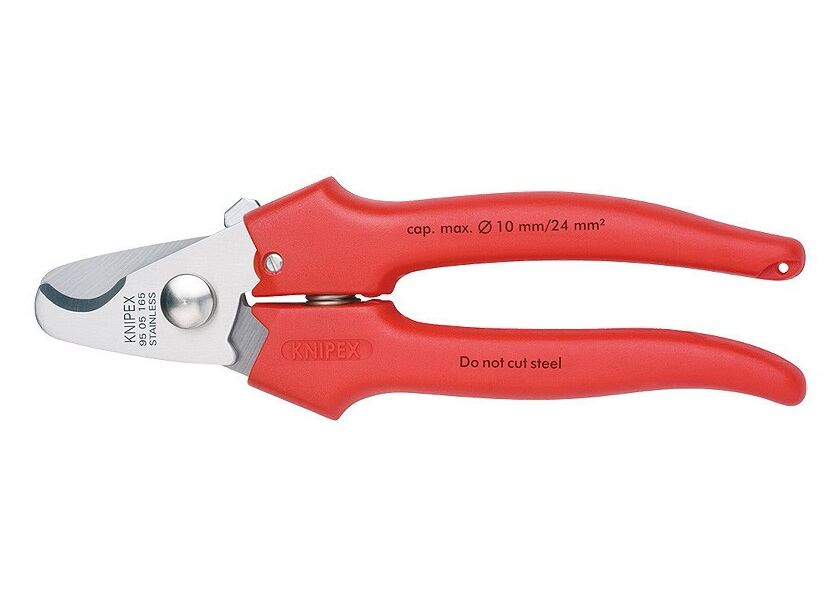 Káblové nožnice s plastovým nástrekom 165 mm - 9505165