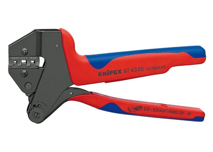 Viacúčelové systémové Krimpovacie kliešte brunýrované 200 mm - 974305