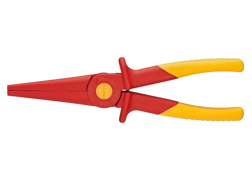 Izolačné plastové rovné pologuľaté kliešte 220 mm KNIPEX - 986202