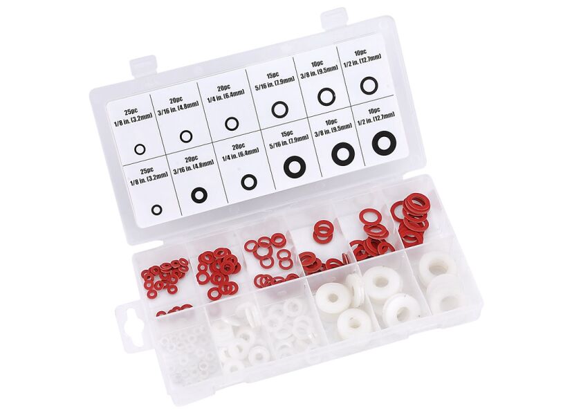 Sada podložiek, fíber, nylon,  200 ks - TC565003