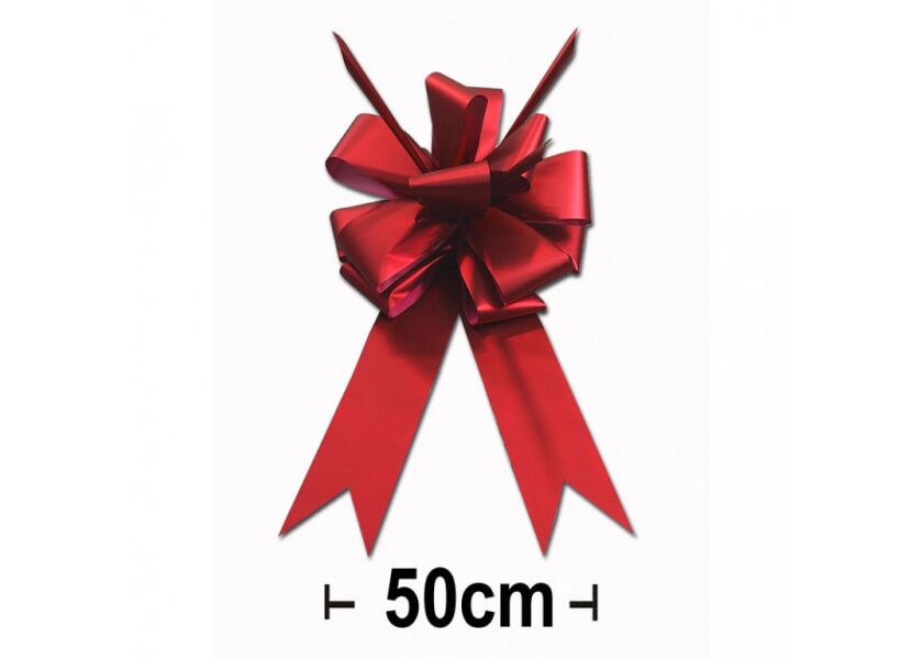 Mašle na auto 50cm červená - 625020002