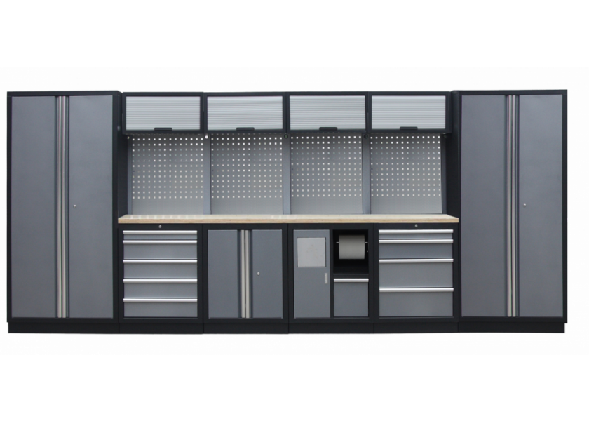 Kvalitný PROFI dielenský nábytok - 4535 x 2000 x 495 mm - TGS1301AH