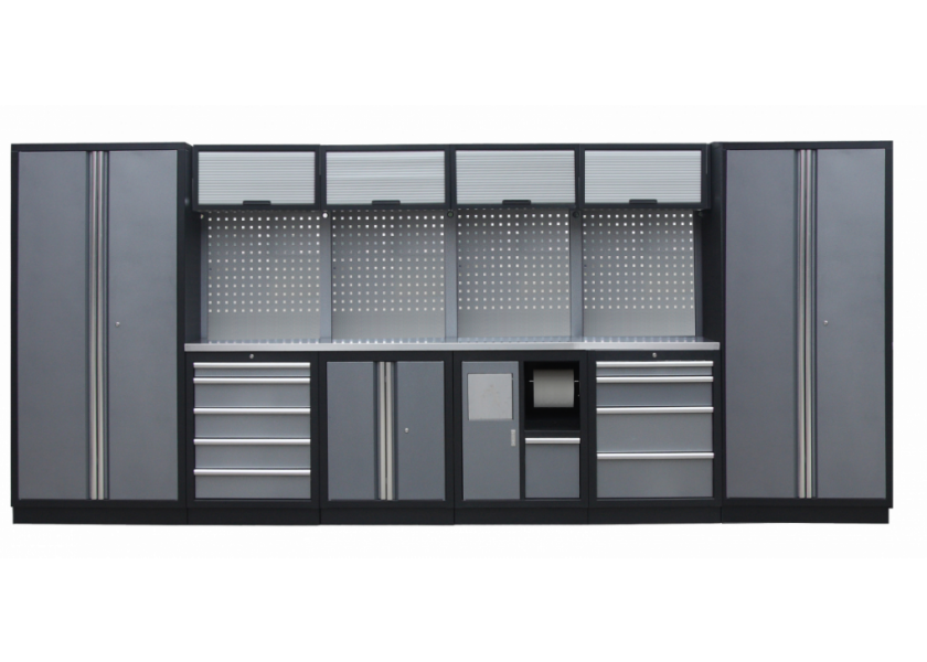 Kvalitný PROFI dielenský nábytok - 4535 x 2000 x 495 mm - TGS1301AQ