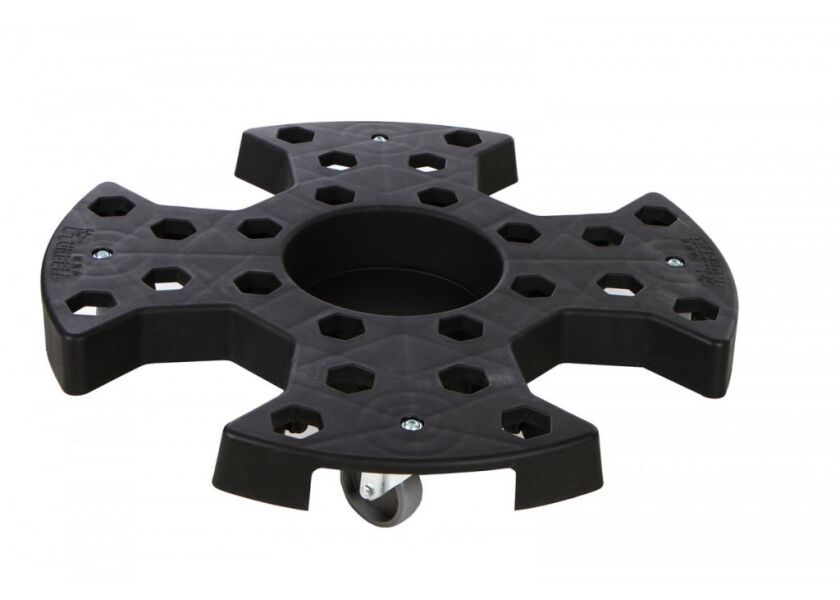 Pojazdný stojan na pneumatiky (plošina), 64x64x11 cm - TC0509