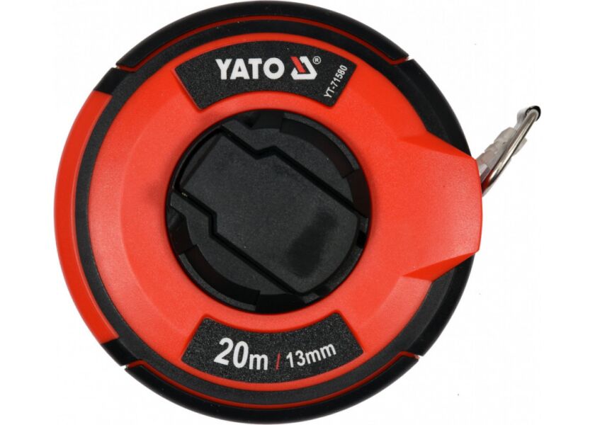 Ocelové měřící pásmo 20m, šířka 13mm - YT-71580