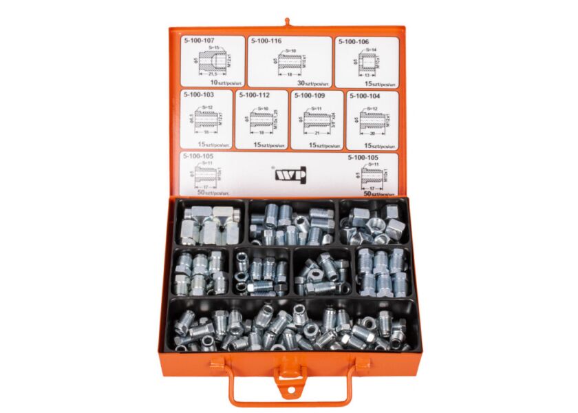 Súprava skrutiek a matíc pre brzdové potrubie - WP10002