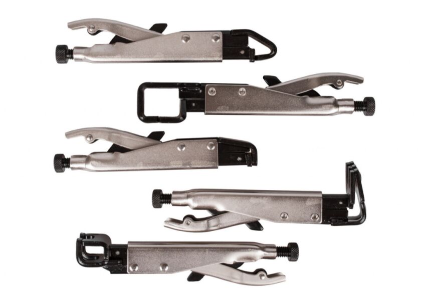 Sada upínacích axiálnych klieští na príruby - C006012