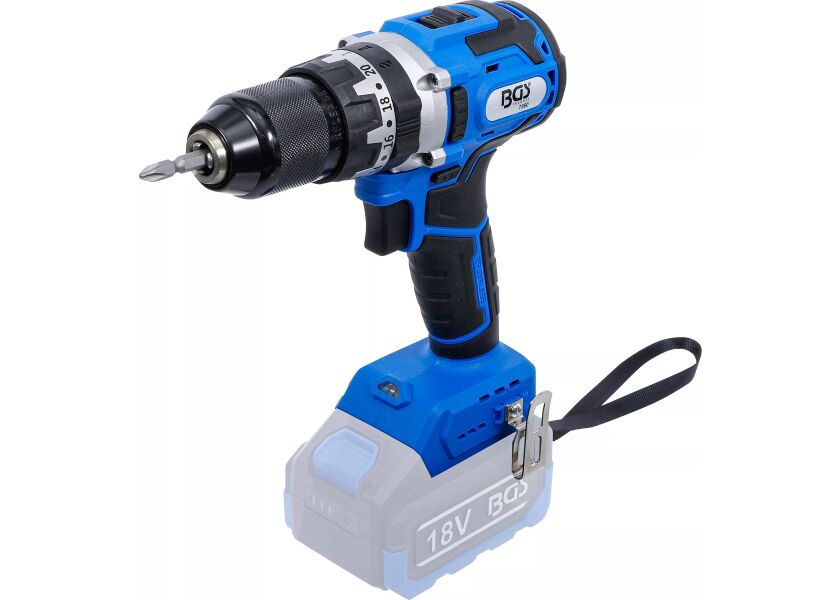 Aku skrutkovač BGS 18V s bezkefovým motorom a rýchloupínacím skľučovadlom – B7360
