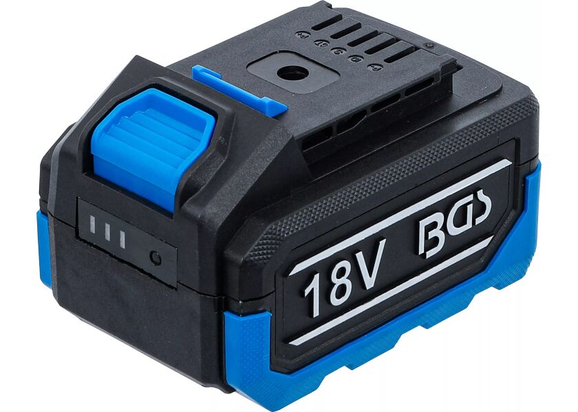 Akumulátor BGS 18V Li-Ion 4,0 Ah s kompaktným dizajnom a indikáciou nabitia – B7383