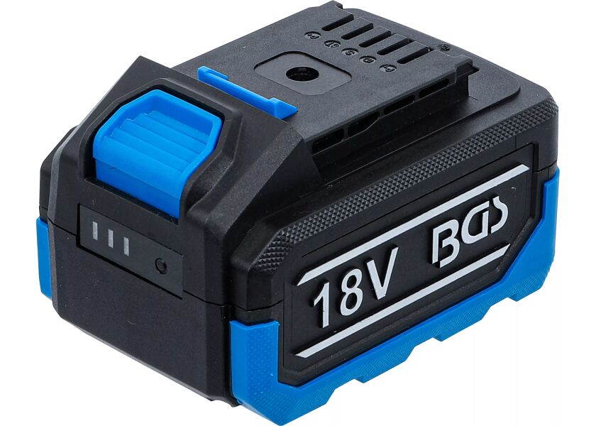 Akumulátor BGS 18V Li-Ion 5,0 Ah s kompaktným dizajnom a indikáciou nabitia - B7384
