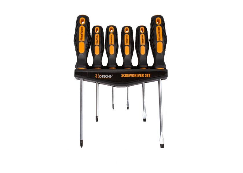 Sada krížových a plochých skrutkovačov 6 ks - HT241106