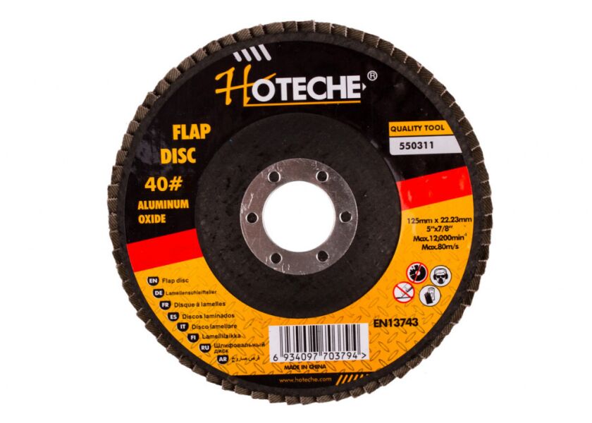 Lamelový brúsny kotúč 125 mm, P40 - HT550311