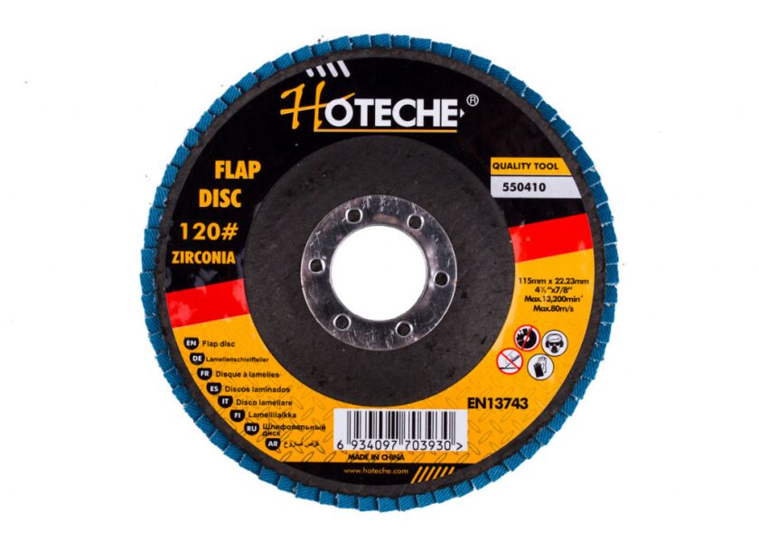Lamelový brúsny kotúč 115 mm, P120 - HT550410