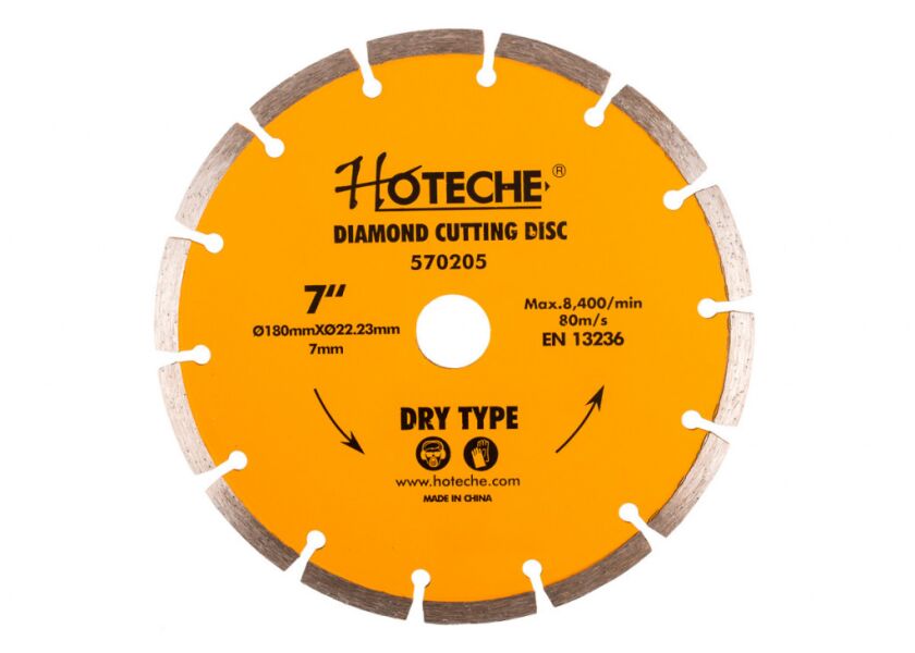 Diamantový rezný kotúč 180 mm, segmentový - HT570205