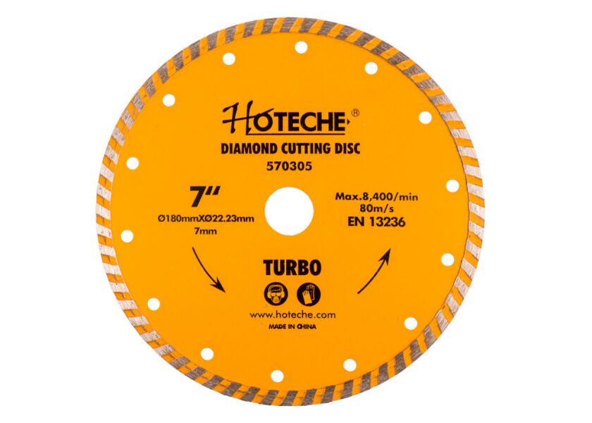 Diamantový rezný kotúč 180 mm, TURBO - HT570305