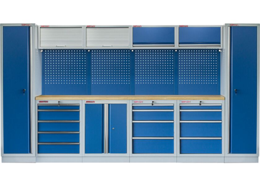 Kvalitný PROFI BLUE dielenský nábytok 3920 x 495 x 2000 mm - MTGS1300A7