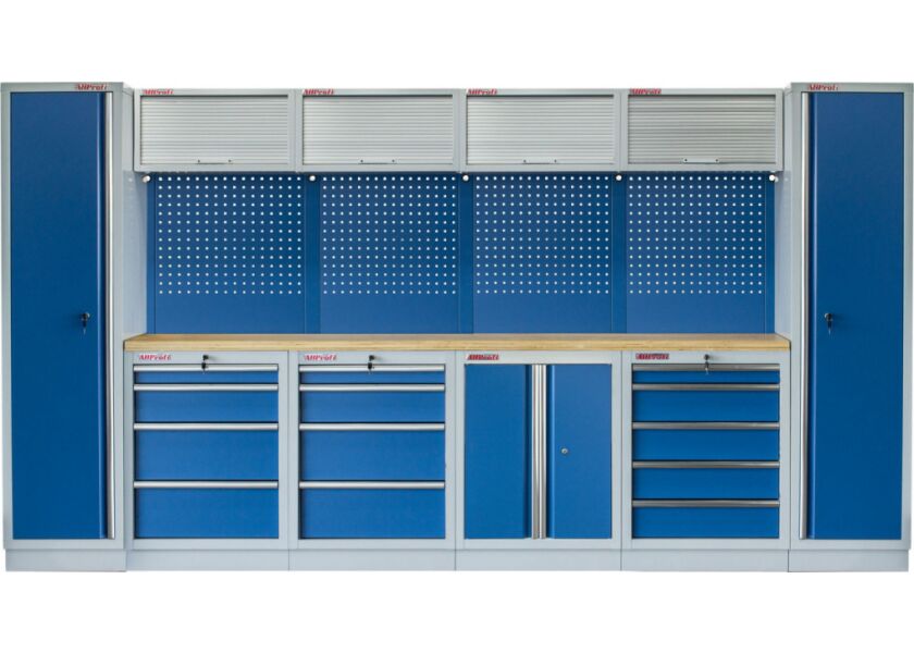 Kvalitný PROFI BLUE dielenský nábytok 3920 x 495 x 2000 mm - MTGS1300A9