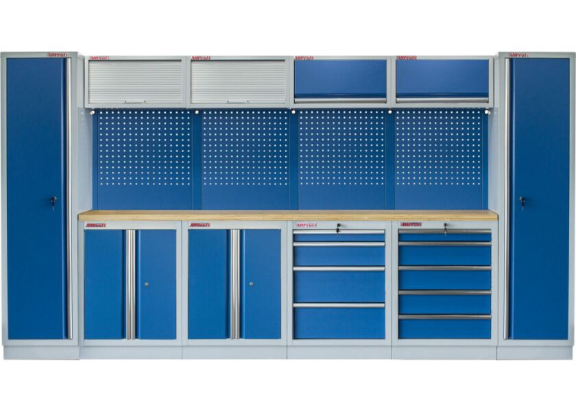 Kvalitný PROFI BLUE dielenský nábytok 3920 x 495 x 2000 mm - MTGS1300AA8