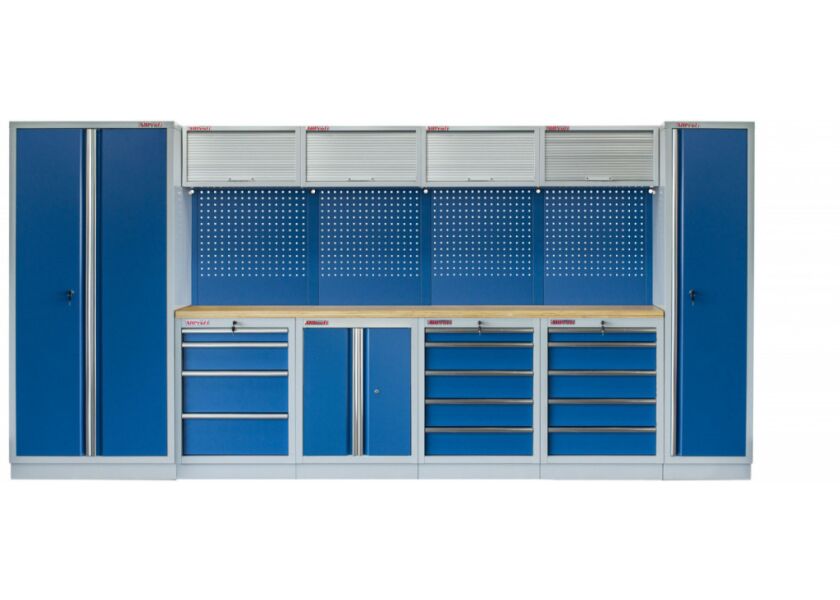 Kvalitný PROFI BLUE dielenský nábytok 4235 x 495 x 2000 mm - MTGS1300AJ