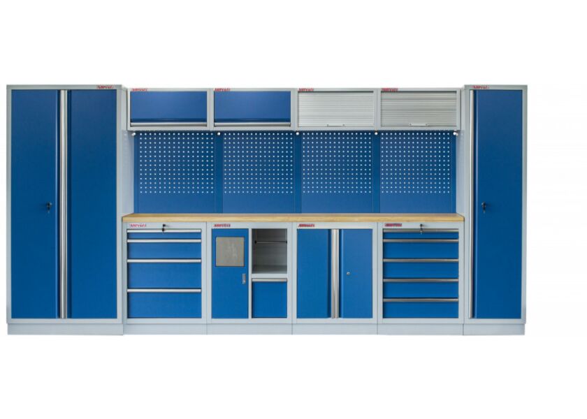 Kvalitný PROFI BLUE dielenský nábytok 4235 x 495 x 2000 mm - MTGS1301AA