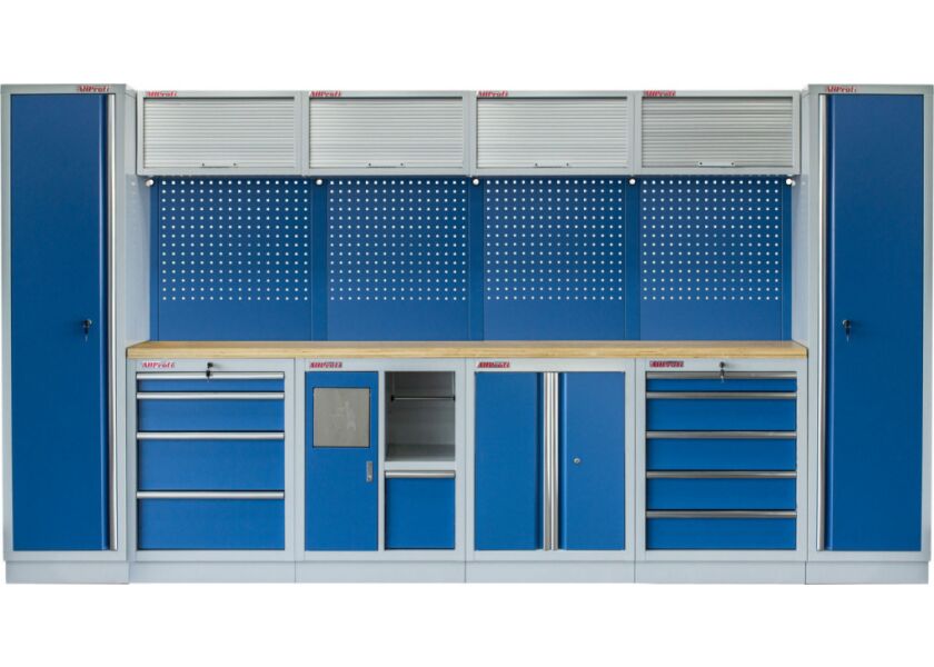 Kvalitný PROFI BLUE dielenský nábytok 3920 x 495 x 2000 mm - MTGS1301AP