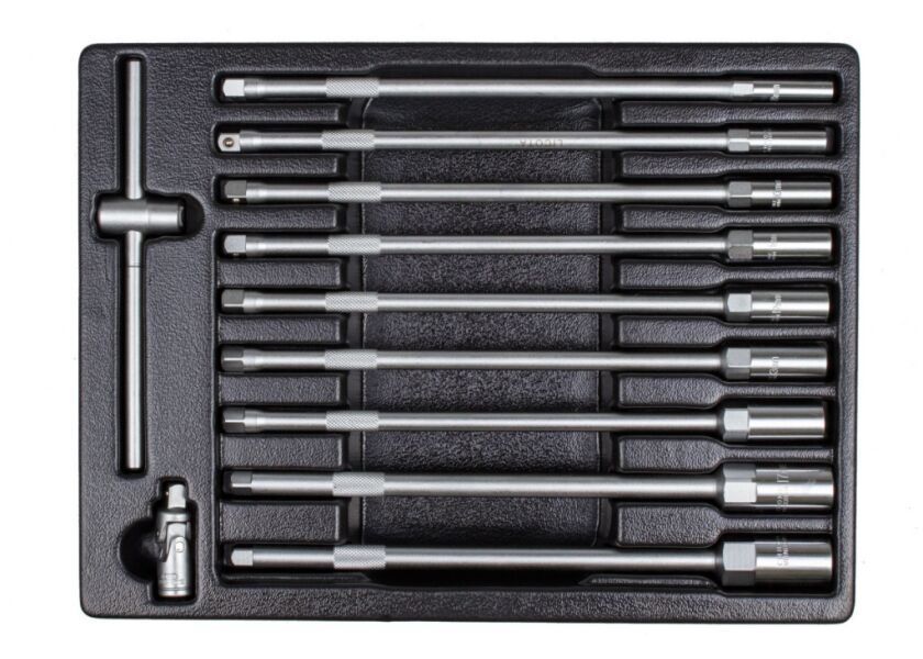 Súprava nástrčných kľúčov s rukoväťou, 11 ks - LIACK382004