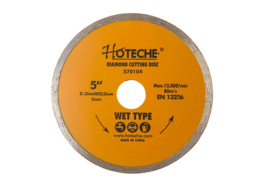 Diamantový rezný kotúč 125 mm, WET TYPE - HT570104
