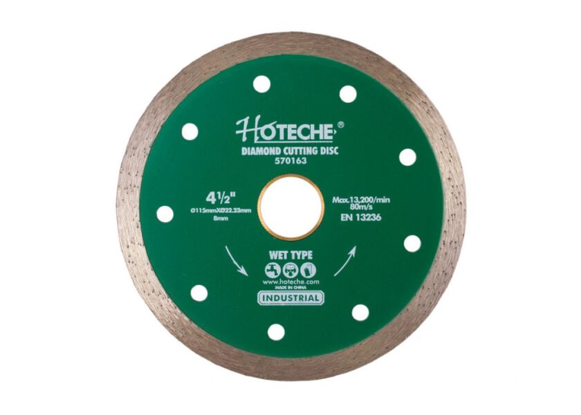 Diamantový rezný kotúč, WET TYPE, 115 mm - HT570163