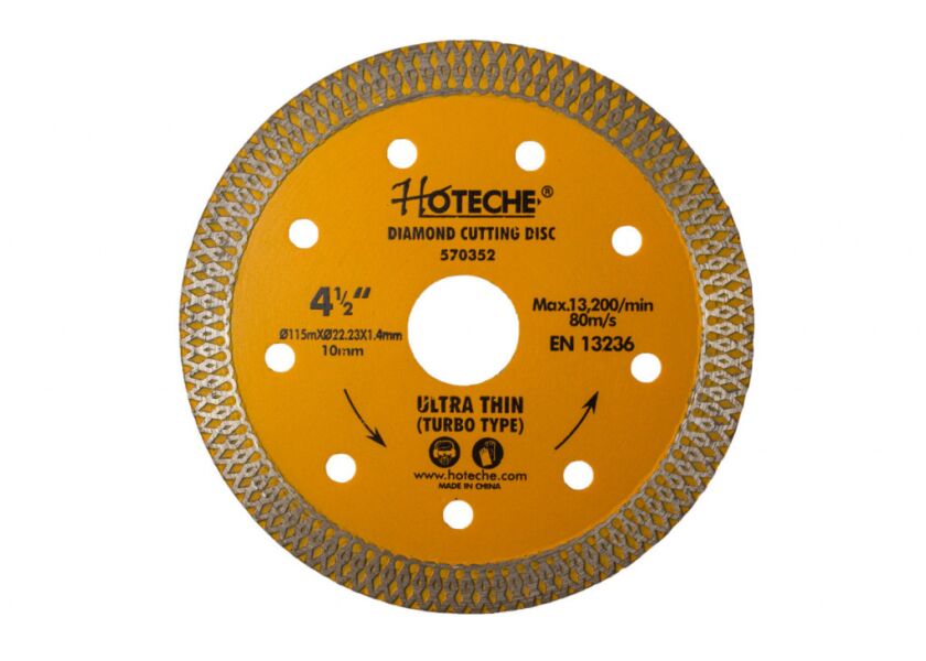 Diamantový rezný kotúč úzky 115 mm, TURBO - HT570352