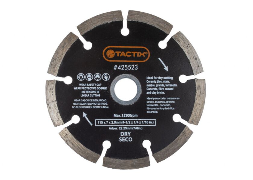 Diamantový rezný kotúč, DRY, 115 mm - TC425523