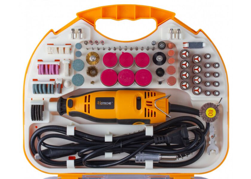 Mini brúska s príslušenstvom 160 W, 200 ks - HTP801201