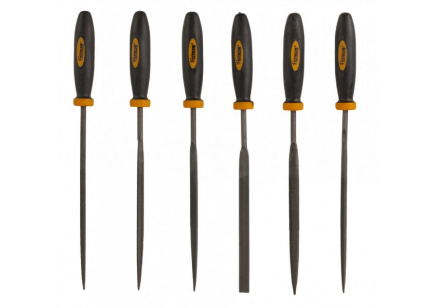 Sada ihlových pilníkov, 6 ks - HT403106