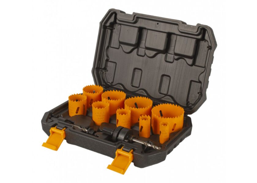 Vŕtacie korunky 19 - 64 mm, 9 ks - HT601004