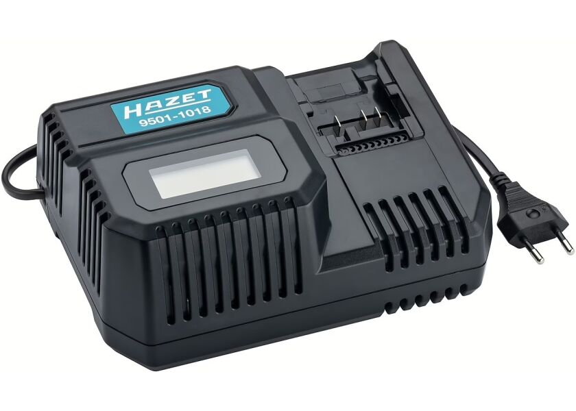 Rýchlonabíjačka pre akumulátory 18V, LCD display, Hazet 9501-1018 - HA265114