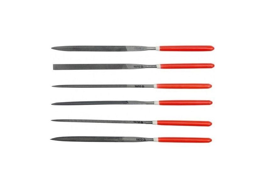 Sada pilníků jehlových 3 x 140 mm 6 ks - YT-6160